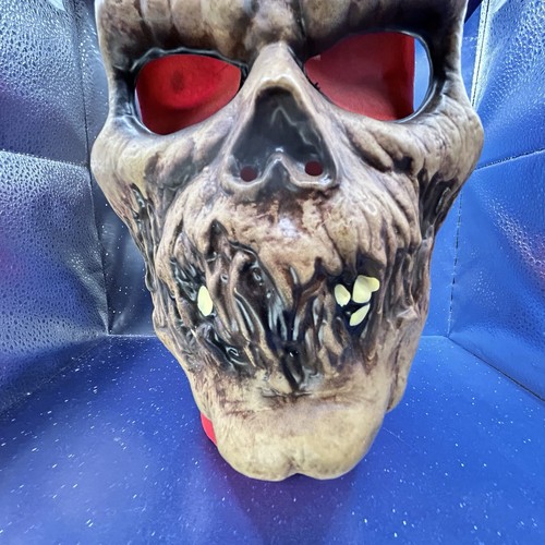 Divertido Mundo Adulto Calavera Esqueleto Momia Plástico Personaje Disfraz Máscara Nuevo con Etiqueta - Imagen 4 de 21
