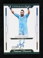 2018 Panini National Treasures Unparalleled /50 David Ospina #U-DO Auto