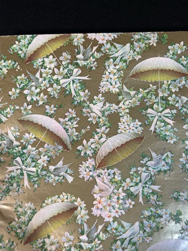 VTG Wedding Wrapping Paper 7 Pieces 5 Designs 29”x20”, 3 Pieces 20”x20” - Picture 4 of 11