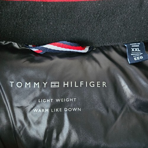 Tommy Hilfiger Ultra Loft Light Weight Puffer Glossy Jacket Mens Size XXL Black - Picture 3 of 24