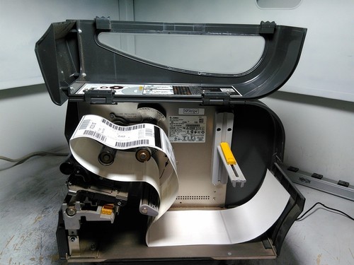 Zebra ZT220 ZT22042-T01200FZ Thermal Label Printer Missing Panel - Picture 6 of 8