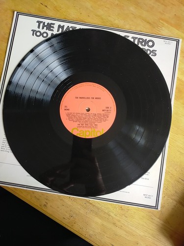 Nat King Cole 12" LP Vinyl MFP 50177 The Nat King Cole Trio Too Marvellous For - Picture 10 of 11