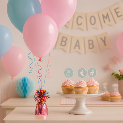 Foil Balloon Weights 160-180g | Metallic Balloon Holder for Birthday, Wedding - Picture 105 of 126