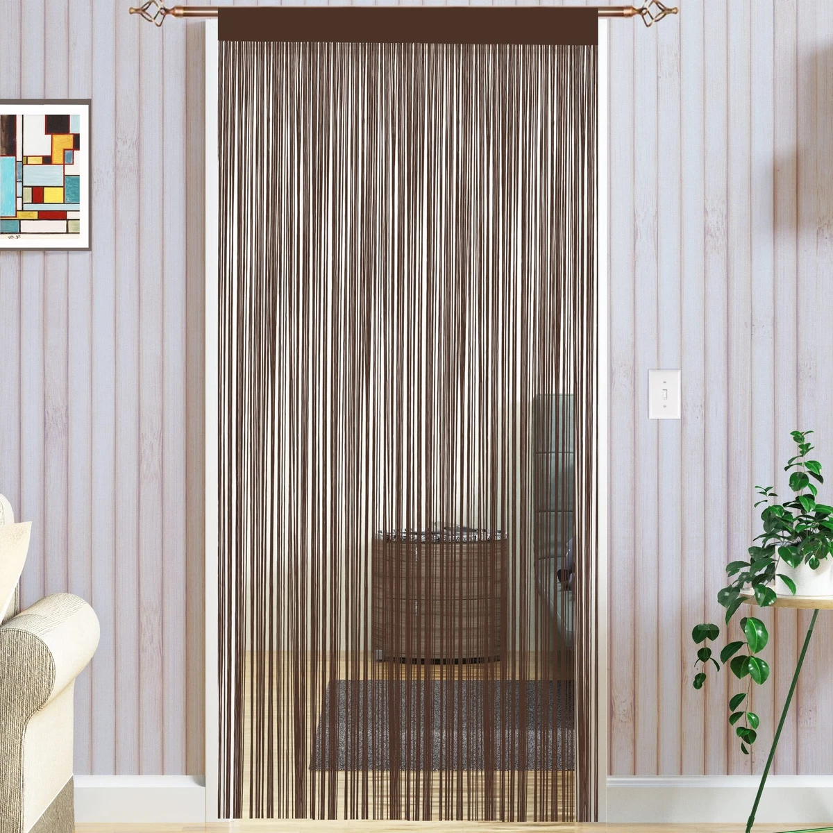 Taiyuhomes String Door Curtains Fly Screen Curtain For Window Decorations