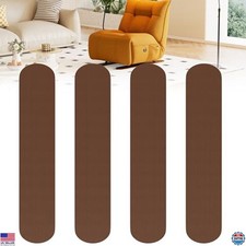 4 Pack Non-Slip Furniture Rail Pads for Hardwood Floors, 30in Recliner
