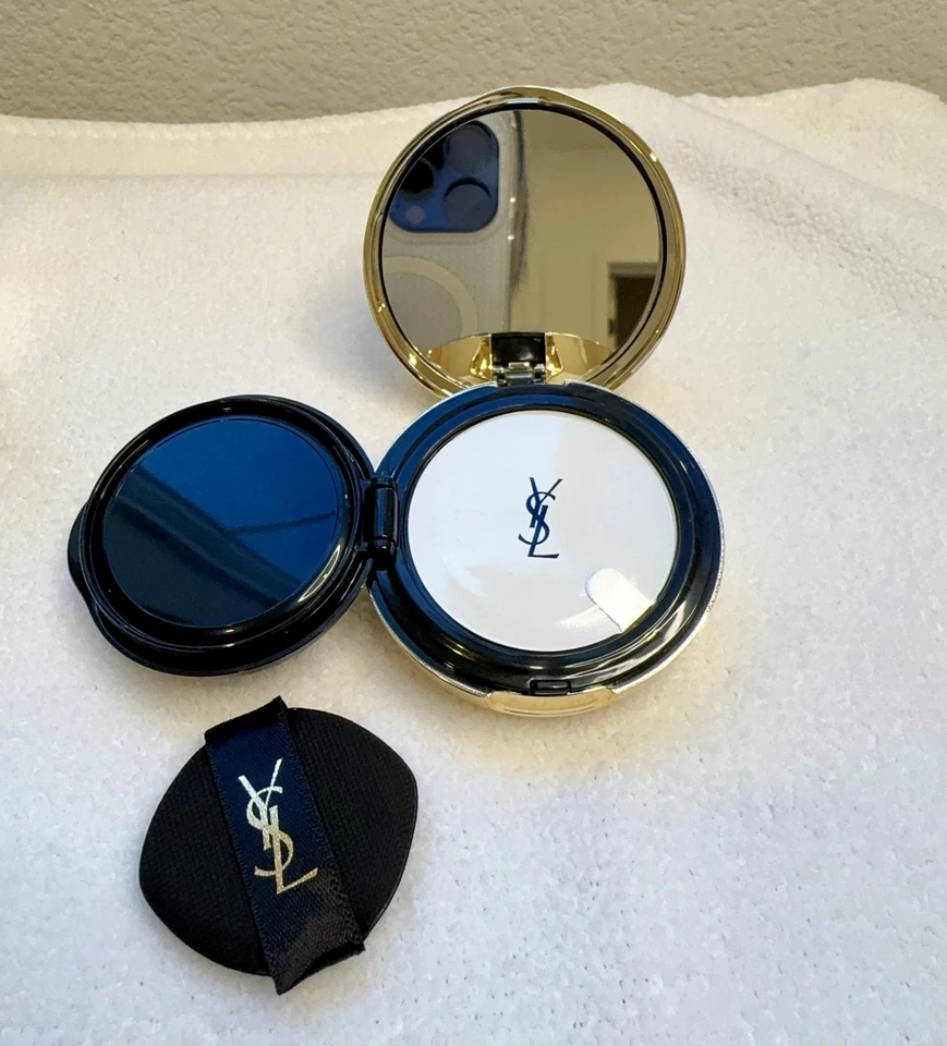 YSL Touche Eclat Glow-Pack Pink Cushion Foundation Mini Sampler Compact 5g - Image 3 of 4