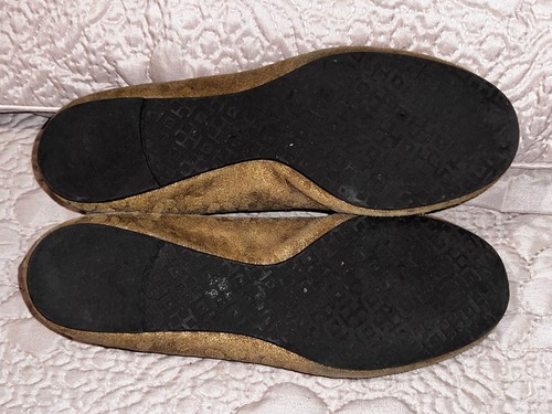 Tory Burch Damen-Ballerinas kupferfarben Animal-Print Größe 7 M - Bild 8 von 11