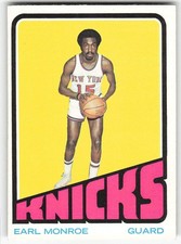 1972-73 Topps #73 Earl Monroe BASKETBALL New York Knicks