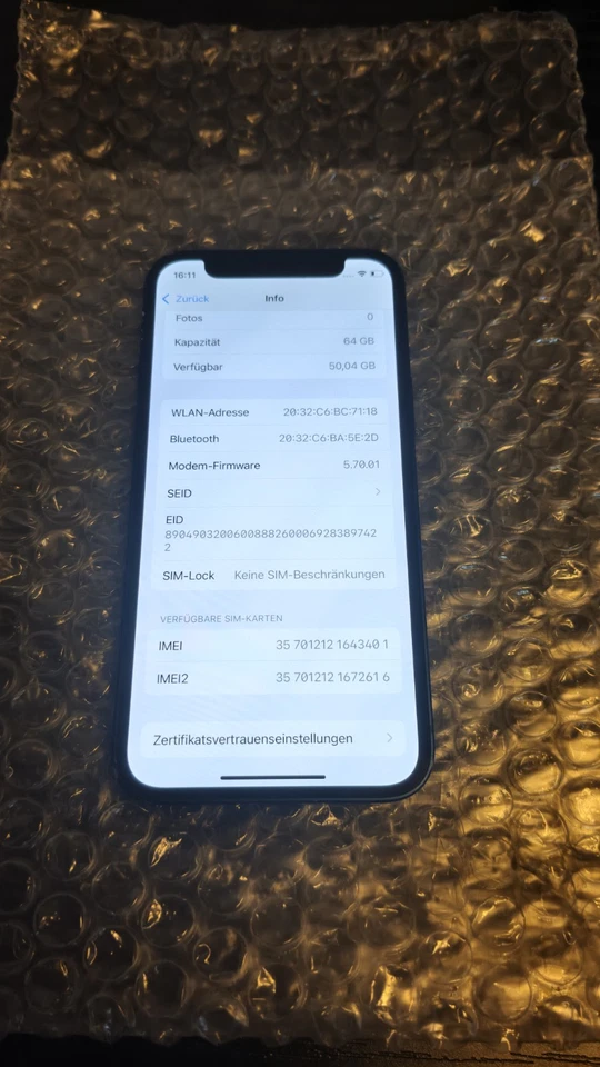 Apple iPhone 12 mini – 64 GB – Blau – Ohne Simlock - Bild 4 von 4