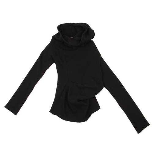 COMME des GARCONS Twisted Wool Nylon Knit Hoodie Size M(K-154044) - Picture 2 of 12
