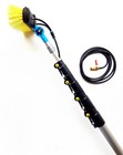 24FT Window Cleaning Pole Hose Fed Window Cleaner Equipment Extendable Brush Kit