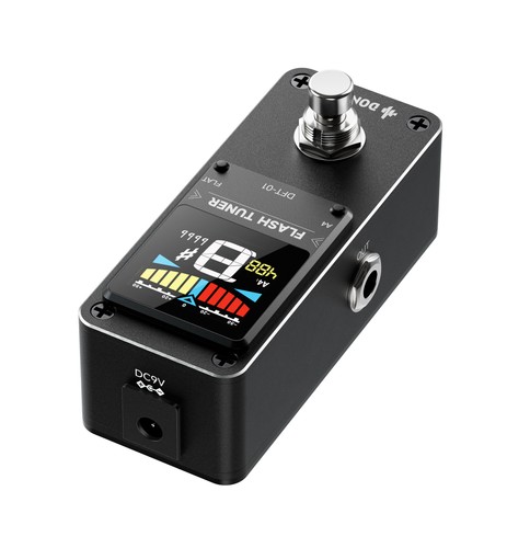 Pedal afinador Donner con indicador de tono para guitarra bajo | Sintonizador de flash regalo de Navidad - Imagen 11 de 14