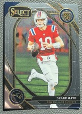 2024 Panini Select Drake Maye Club Level Base #218 New England Patriots Rookie