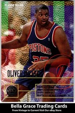 1995-96 Fleer Oliver Miller #54 Detroit Pistons NBA Basketball