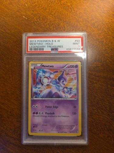 2013 POKEMON B&W LEGEND TREASURES #53 MEWTWO-HOLO PSA 9