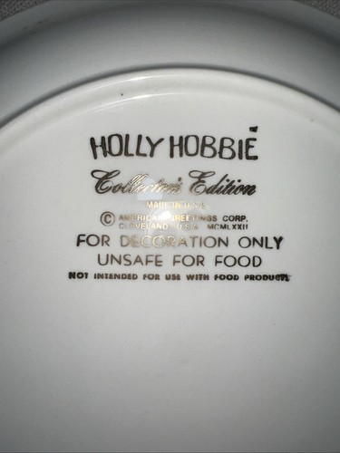 Vintage Holly Hobbie Collector’s Plate - Picture 6 of 7
