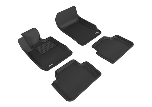 3D MAXpider para BMW Serie 3 sedán tracción trasera 2006-2011 Kagu negro R1 R2 - Imagen 1 de 5