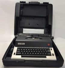 Olympia International X-L12 Electric Typewriter W/ Case - Works - NEW BELT