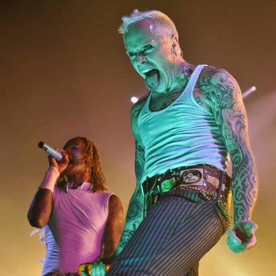 Keith Flint of The Prodigy performs at Wembley Arena April 16 2009- Old Photo 17