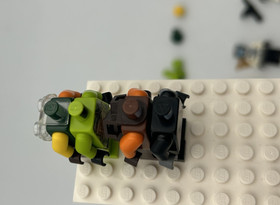 Lot of 9 LEGO Ninjago Cole Harumi Sleven Zane Digi Cyren Lasha Sqiffy Minifigure