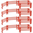 50 Pcs Plastic Fence Zoo Accessories Stable Toy Fencing Farm for Kids Toys