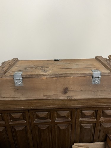 1968 Vietnam-Era 4.2″ HE Mortar Ammo Crate – Commander Box & Lumber Co - Picture 12 of 14