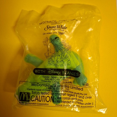 McDonalds Toys Snow White Disney Beanies πNewπ Pick A Toy - Picture 33 of 34