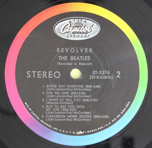 BEATLES Revolver 1966 Stereo LP Scranton Pressing Capitol ST 2576 Near Mint HEAR - Picture 6 of 6