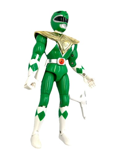 Figura de acción 1993 Mighty Morphin Power Rangers Dragonzord Green Ranger 8" MMPR - Imagen 2 de 15