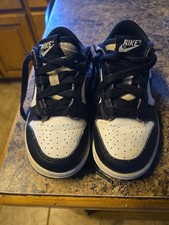 Nike Dunk Low Panda White Black Toddler Size 11c Cw1588-100 Used No Box
