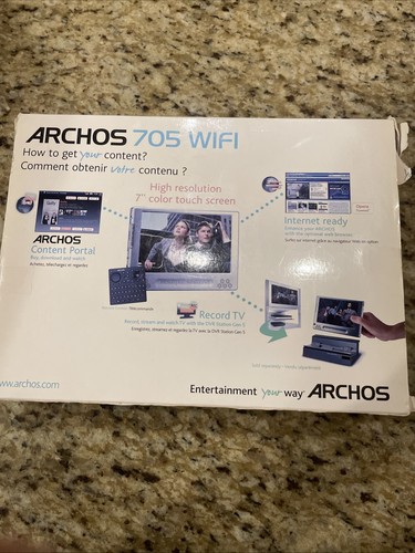 Archos 705 7" Wi-Fi 160 GB Portable Digital Media Recorder (501016) - Picture 3 of 3