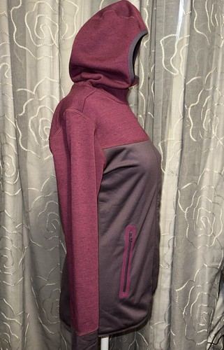 Marmot Womens Sirona Red Fleece Hoodie Warm Up Active Jacket Base Layer Small - Picture 6 of 8