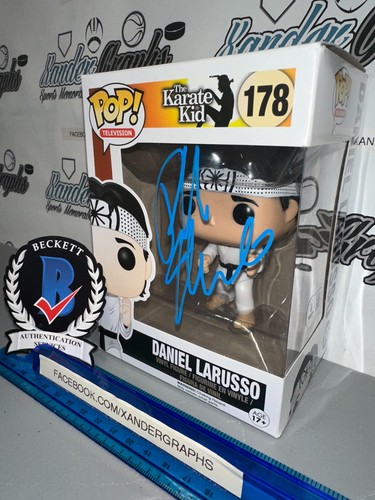 RALPH MACCHIO KARATE KID DANIEL 178 SIGNED AUTOGRAPHED FUNKO POP-BAS BECKETT COA - Picture 1 of 11