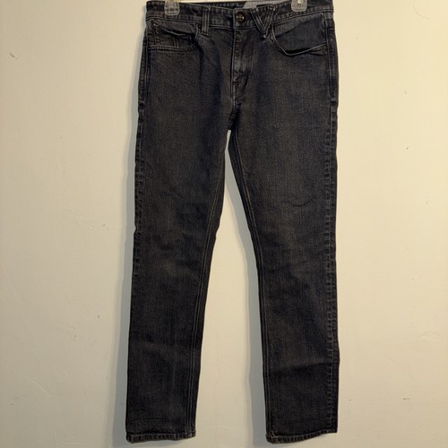 Volcom Vorta Slim Straight Black Jeans Men 31 - Picture 1 of 10