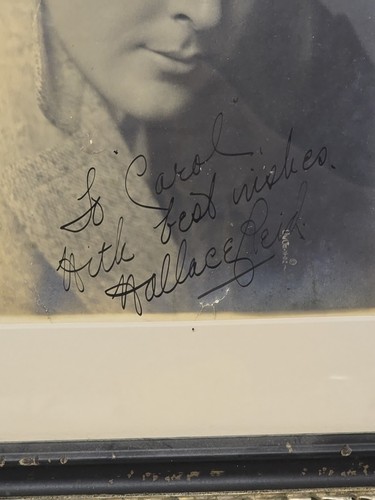 Fotografia firmata a mano stella del cinema silenzioso Wallace Reid - Foto 2 di 5