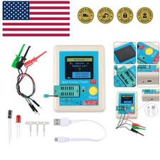 Transistor Tester TFT Diode Triode Capacitance Meter LCR ESR Meter for Measur...