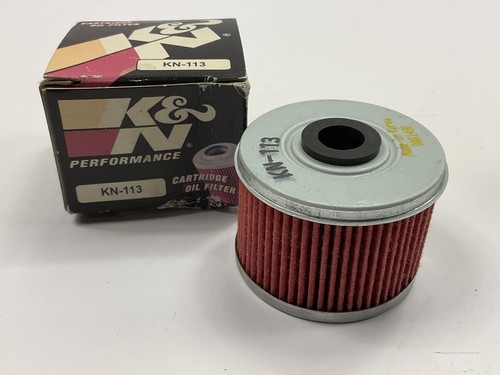 K&N KN-113 Motorcycle Oil Filter - Replaces Honda # 15412HM5A10 - Picture 1 of 3