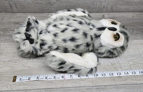 Vintage JOUETS BERGER Owl Plush 15" Stuffed Animal Made In France ~ - Picture 7 of 7