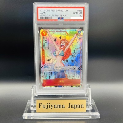 PSA 10 Nami Manga Alt Art OP01-016 ONE PIECE Card The Best