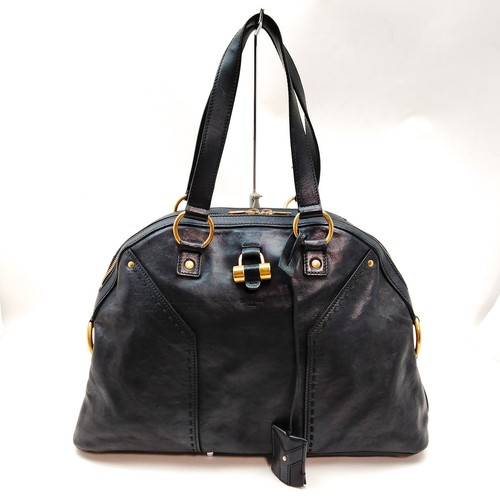 Yves Saint Laurent Hand Bag Black Leather 4519528