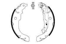 BOSCH Bremsbackensatz Hinten (0 986 487 721) für Peugeot 207/207+ Citroën DS3 