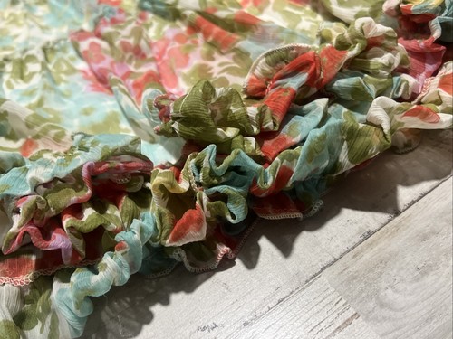 Lola P. Boho Skirt Large Tiered Ruffle Spring Summer Floral Gypsy Festival boho - Picture 11 of 12