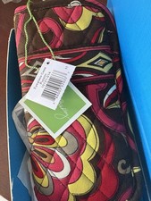 NWT Vera Bradley Eyeglass Case Retired Puccini Print Cotton Quilted With Box