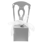 1 Set 24 Pcs Wedding Candy Boxes Chair Shape Candy Storage Boxes ( )