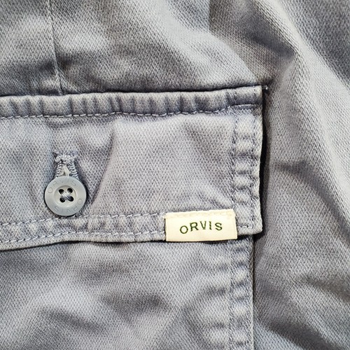 Orvis Women’s Pull on Shorts Size Large 1752052 Blue Drawstring - Picture 7 of 10