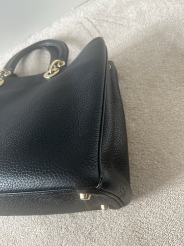 DIOR Diorissimo Satchel Black Bag Leather & Gold Tone Size Large RRP £3,000 - Picture 18 of 24