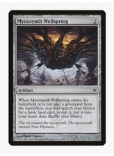 Mycosynth Wellspring #144 NPH Artifact Magic Card In Protective Sleeve