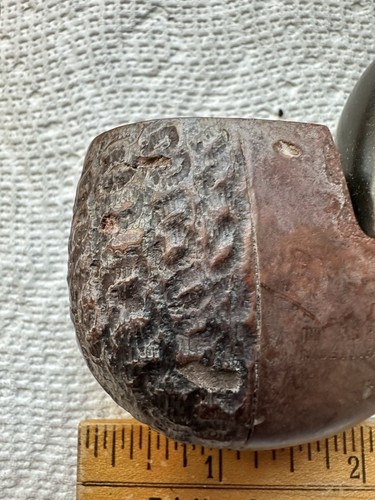 Vintage Tobacco Pipe Carved Imported Briar Made In Italy Vest Pocket Type - Picture 3 of 7