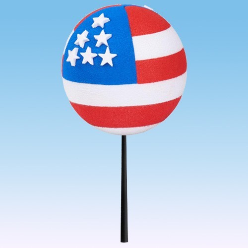 Coolballs USA American Flag Car, Truck, SUV Antenna Ball Auto Accessory (New) - Picture 1 of 7