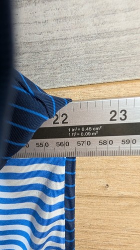 Under Armour Golf Poloshirt Herren Größe L Blau HeatGear Kurzarm Gestreift - Bild 13 von 19